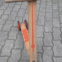 Monopattino in legno vintage