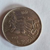 500 lire 1961