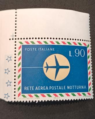 Francobollo da collezione 1965  Rete aerea postale