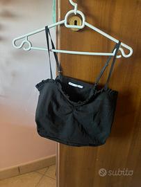 Top nero estivo donna zuiki corto