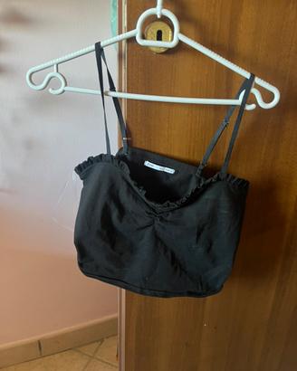 Top nero estivo donna zuiki corto