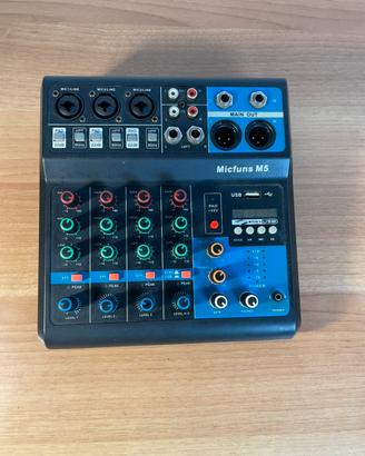 Mixer Audio Micfuns M5