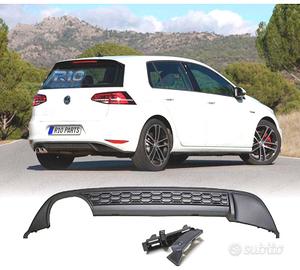 DIFFUSORE VOLKSWAGEN GOLF 7 12-17 LOOK GTI DOPPIA 