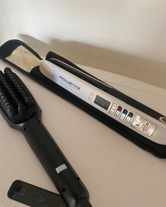 Piastra capelli Rowenta e Spazzola Termica