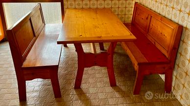 Set cucina pino massello