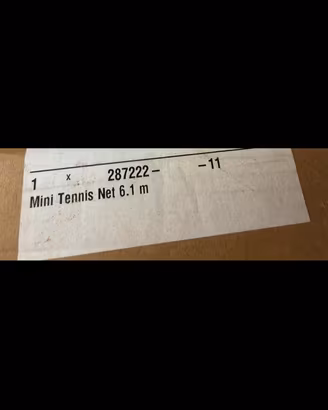rete mini tennis