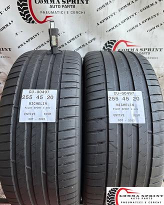 2 PNEUMATICI 255/45 R20 MICHELIN ESTIVE