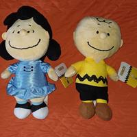 Peluche Charlie Brown e Lucy Marca Peanuts Nuovi