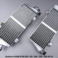 Radiatori AVDB KTM EXC 125 / 200 / 250 / 300 08 16