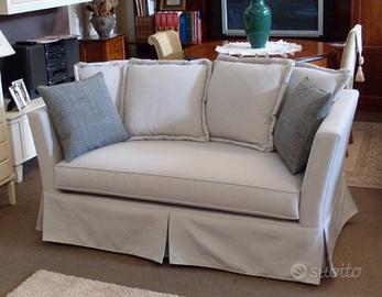 Divano a 2 posti in tessuto sfoderabile