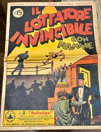 Fumetto il lottatore invincibile con Fulmine