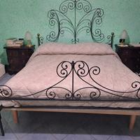 Letto in ferro battuto fatto a mano