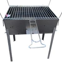 Barbecue in ferro con griglia in acciaio 50 x 35