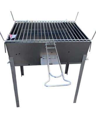 Barbecue in ferro con griglia in acciaio 50 x 35