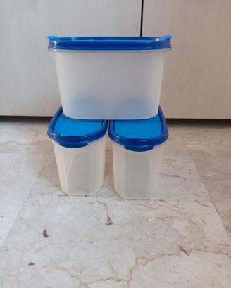 n. 3 contenitori Tupperware originali per dispensa