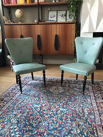 Coppia di poltroncine modernariato