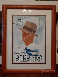 PUBBLICITA' ANNI '30 ART DECO BARBISIO CAPPELLO