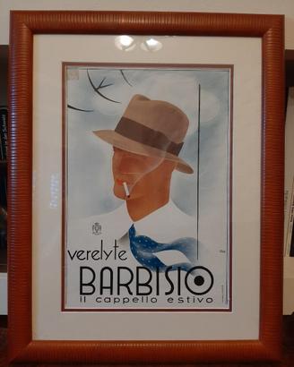 PUBBLICITA' ANNI '30 ART DECO BARBISIO CAPPELLO