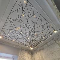 Lampadario in ferro artigianale