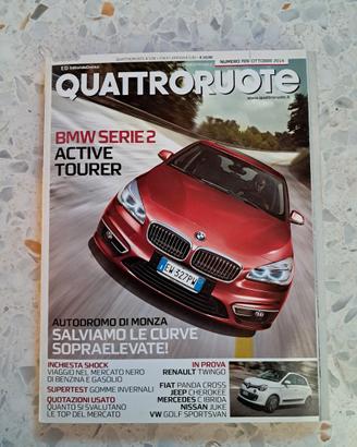 Quattroruote Ottobre 2014 Twingo BMW serie 2