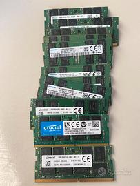 Ram notebook ddr4 16gb kingston samsung crucial