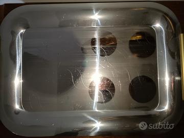 Vassoio in acciaio inox