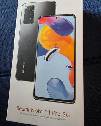 redmi note 11 Pro 5G 
6 giga di RAM e 128 GB Rom 