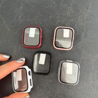 Set di 5 cover con vetro per Apple Watch 41 mm*
