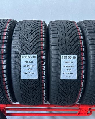 4 gomme 235 55 19 Pirelli invernali