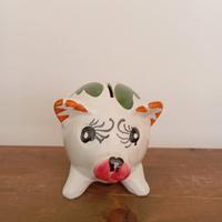 Maialino porta monete in ceramica 