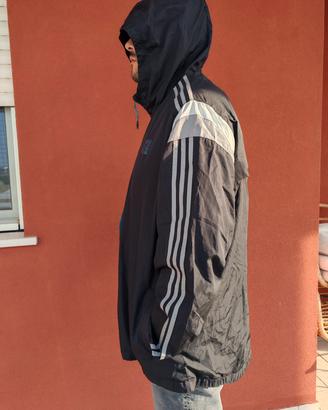 giacca a vento felpa Adidas xxl