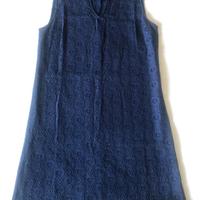 Abito in pizzo blu