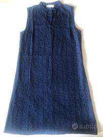 Abito in pizzo blu