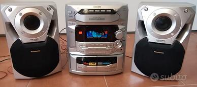 PANASONIC SISTEMA STEREO + CASSE PANASONIC 2 VIE
