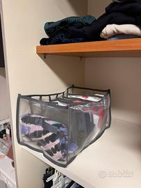 Organizer Armadio 7 Scomparti Divisore Cassetti