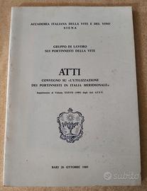 Atti convegno su -L'utilizzazione dei portainnesti