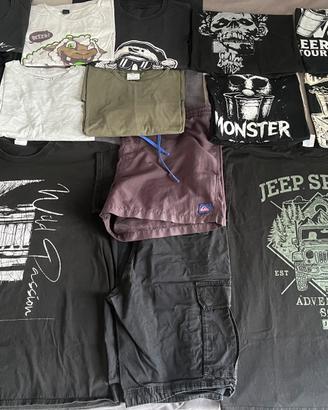T-shirt jeep shorts h&m maglie canotte