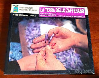 Libro La terra dello zafferano-Vincenzo Battista