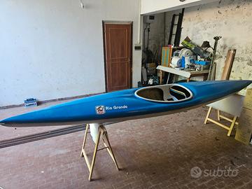 2 canoe rigide in vetroresina marca NOVA