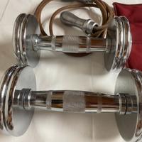 Manubri e attrezzi da ginnastica