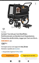carrello per cani