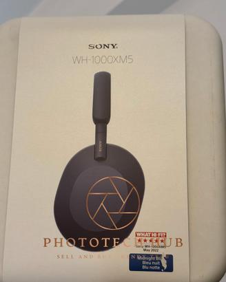 Sony WH-1000XM5 Midnight Blue Cuffie Wireless