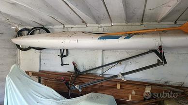 canoa kayak vetroresina 1 posto 