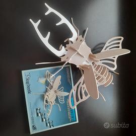 Puzzle 3D Stag-beetle legno