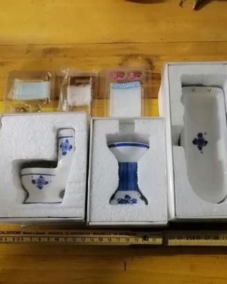 set bagno casa delle bambole