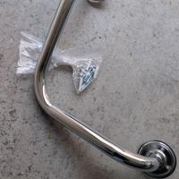 Maniglione acciaio cromato angolato 90° 50x25 cm