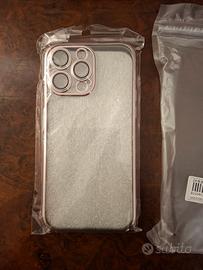 Custodia iPhone 14 Pro Max Rosa Trasparente