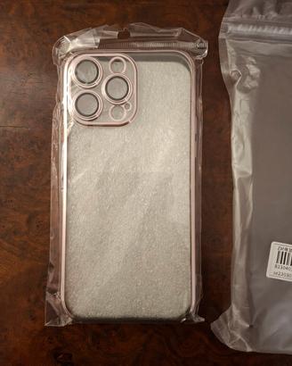Custodia iPhone 14 Pro Max Rosa Trasparente