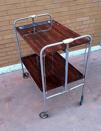 elegante carrello SpaceAge anni 60