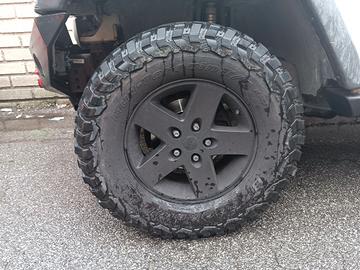 5 cerchi jeep wrangler kj